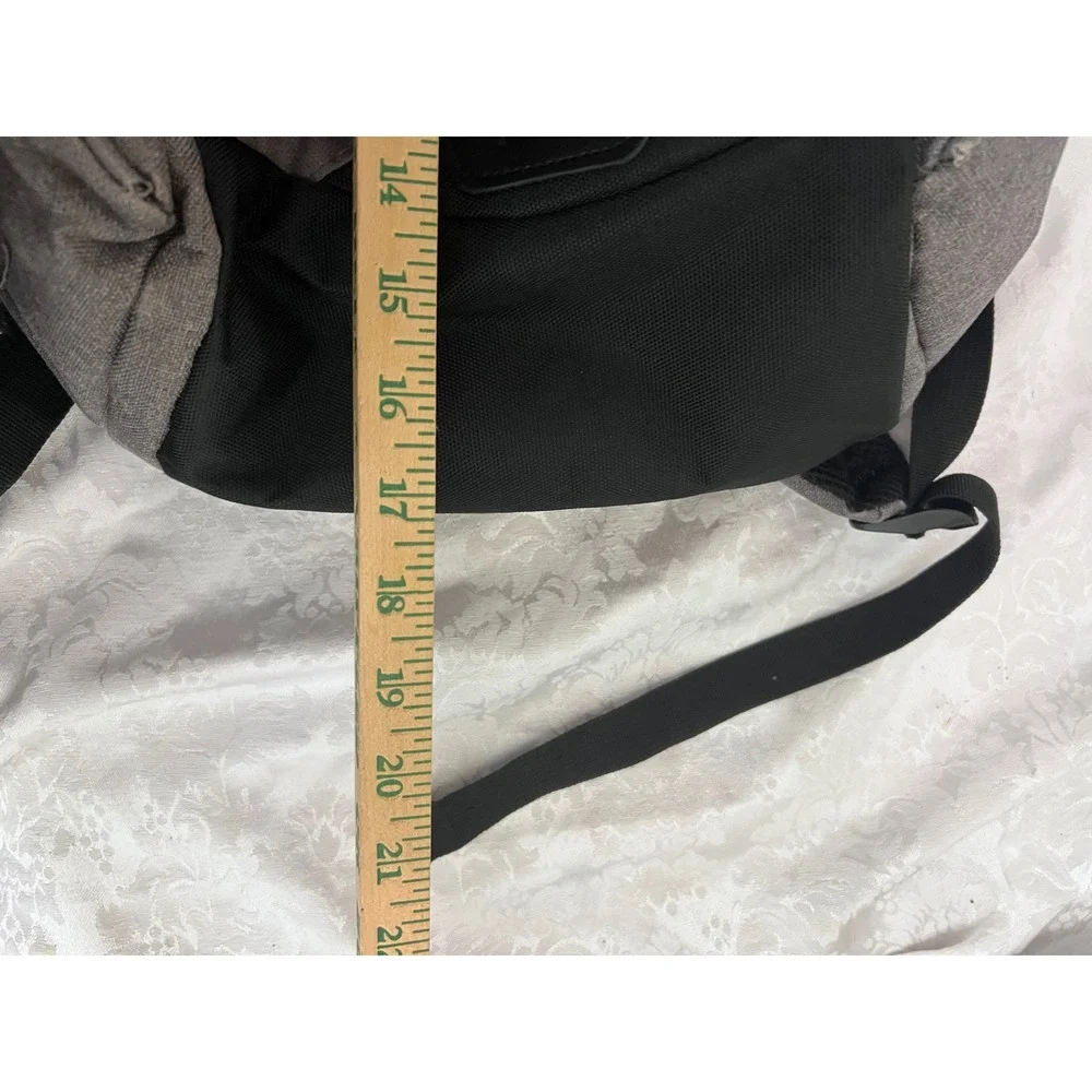 Eddie Bauer First Adventure Diaper Backpack Grey Black Insulated Pocket